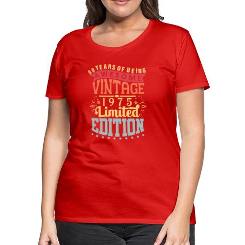 The Years Collections - 50yrs of Being Awesome - Women's Premium T-Shirt