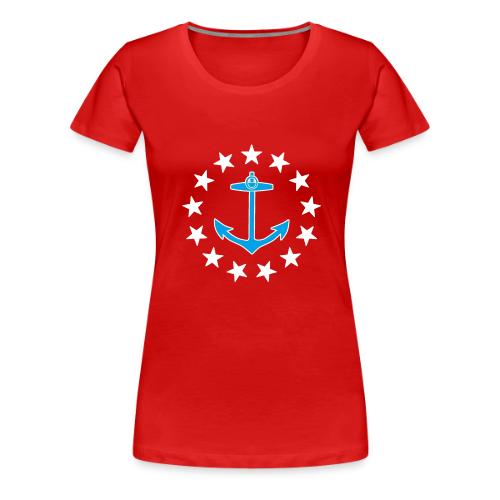 Mary& Blake Logo (Teal and White) - Women's Premium T-Shirt