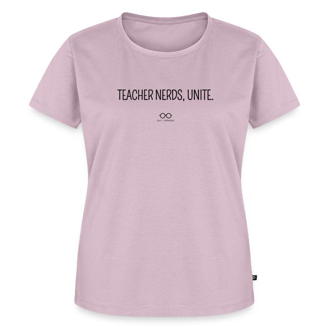 Teacher Nerds, Unite. (black text)