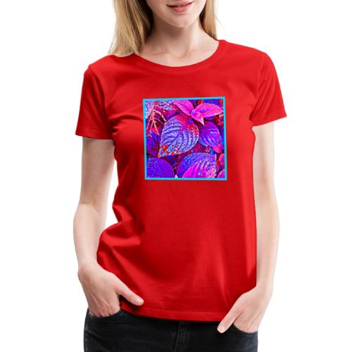 Luminous Leaves Elegance - Women's Premium T-Shirt