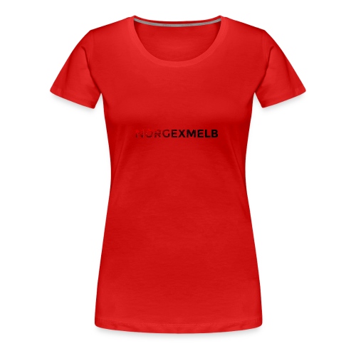 NORGEXMELB SPACE LOGO - Women's Premium T-Shirt