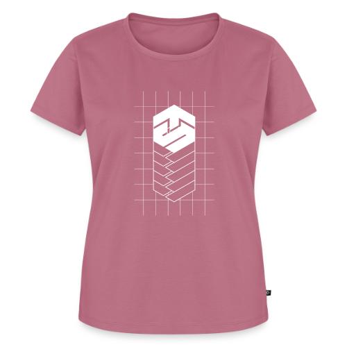 Tech Steve White V-Groved Collection - Women's Premium T-Shirt
