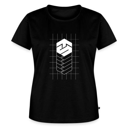 Tech Steve White V-Groved Collection - Women's Premium T-Shirt