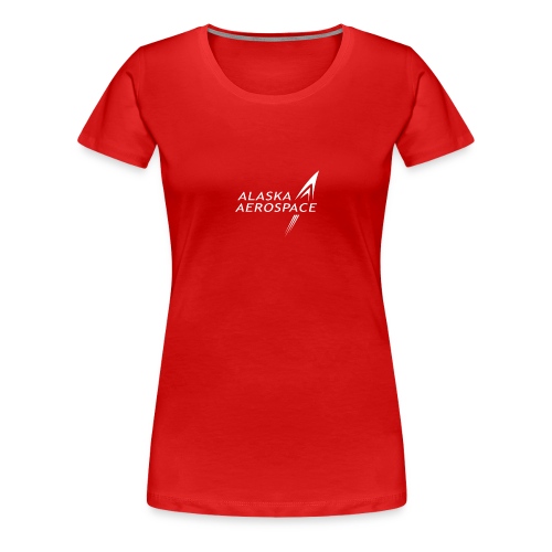 AkAerospace logo white - Women's Premium T-Shirt