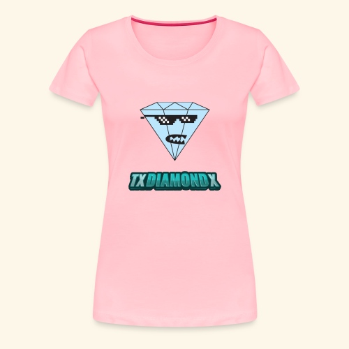 Txdiamondx Diamond Guy Logo - Women's Premium T-Shirt