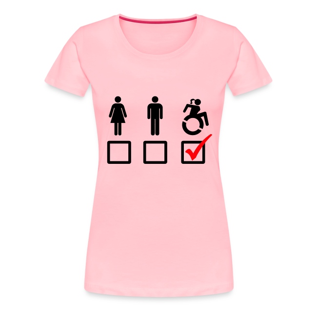Female wheelchair user, check!