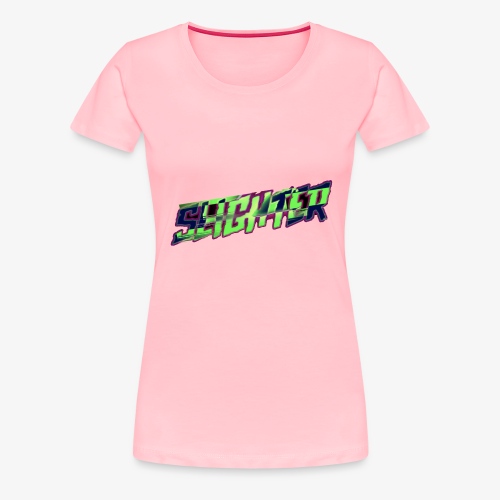 Retro Logo Glitch - Women's Premium T-Shirt