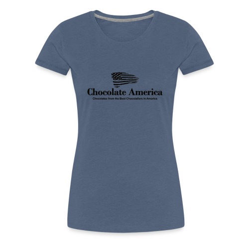 Logo for Chocolate America - Women's Premium T-Shirt
