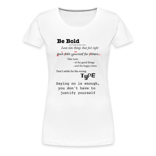 Typeface Puns - Women's Premium T-Shirt