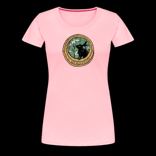 Woodshedders Black Rabbit - Women's Premium T-Shirt