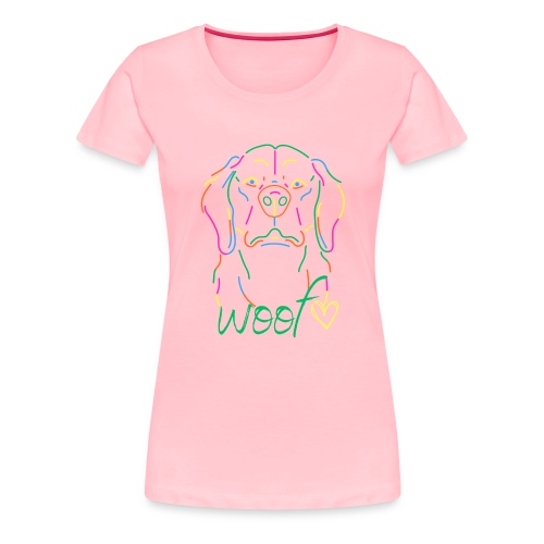 Woof - Women's Premium T-Shirt