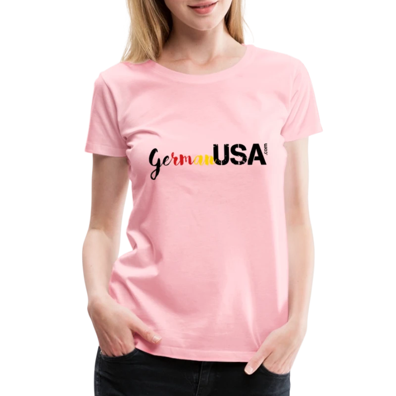 Shirts German USA Logo - Women's Premium T-Shirt