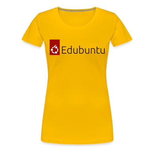 Edubuntu Logo 2023 - Black - Women's Premium T-Shirt