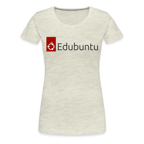 Edubuntu Logo 2023 - Black - Women's Premium T-Shirt