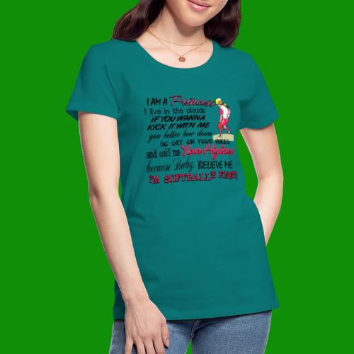 Softballs Finest - Women's Premium T-Shirt