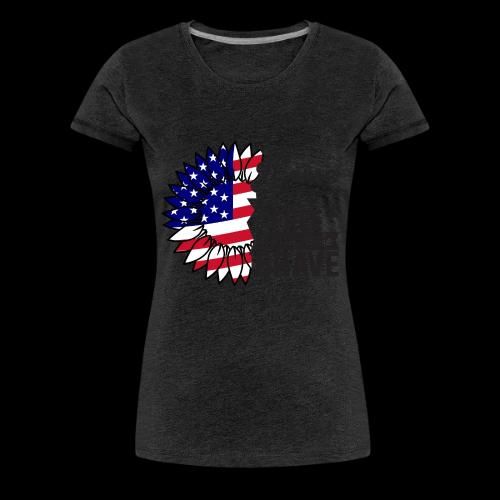 Home the free because of the brave - Women's Premium T-Shirt