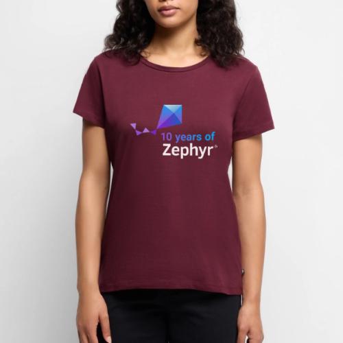 Zephyr 10th Anniversary Stacked Color Reverse - Women's Premium T-Shirt