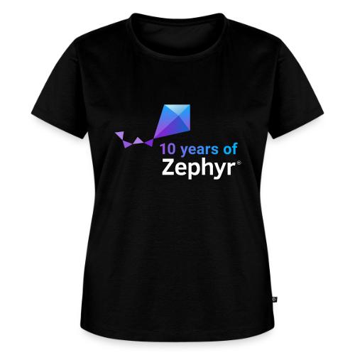 Zephyr 10th Anniversary Stacked Color Reverse - Women's Premium T-Shirt