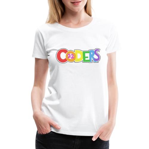 coders22 Logo - Women's Premium T-Shirt
