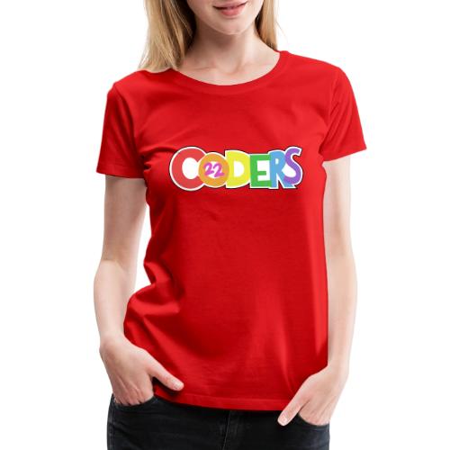 coders22 Logo - Women's Premium T-Shirt