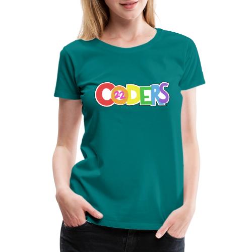 coders22 Logo - Women's Premium T-Shirt