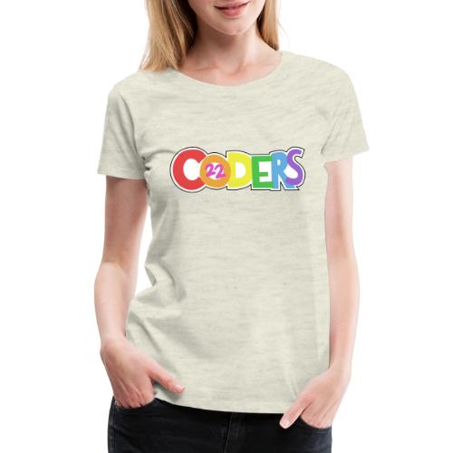coders22 Logo - Women's Premium T-Shirt