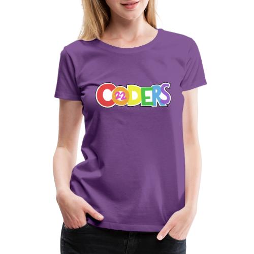coders22 Logo - Women's Premium T-Shirt