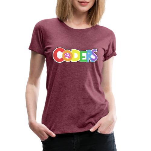 coders22 Logo - Women's Premium T-Shirt