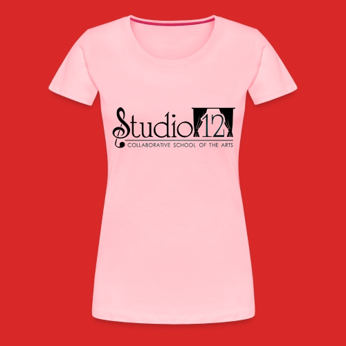 Studio 12 Black & White Logo - Women's Premium T-Shirt