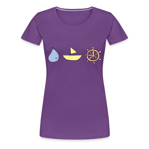 Drop, ship, dharma - Women's Premium T-Shirt