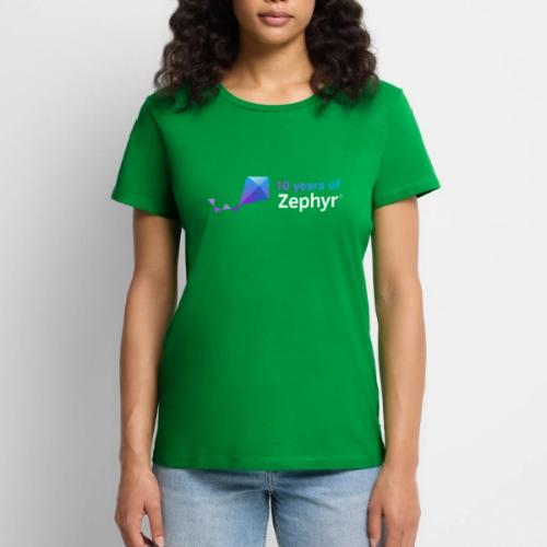 Zephyr 10th Anniversary Horizontal Color Reversed - Women's Premium T-Shirt