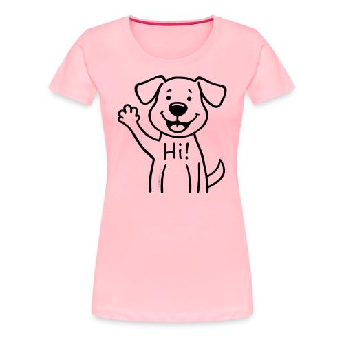 Hi Puppy Vibes - Women's Premium T-Shirt