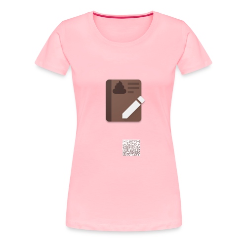 Poop Journal with QR - Women's Premium T-Shirt