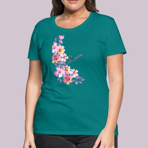flowers - Women's Premium T-Shirt