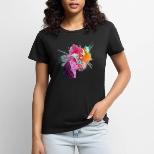 Cover Art, Color Burst Cut Out - Women's Premium T-Shirt