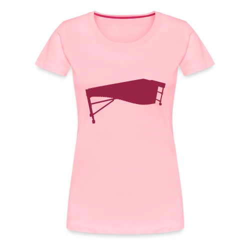 Marimba 2 outline - Women's Premium T-Shirt