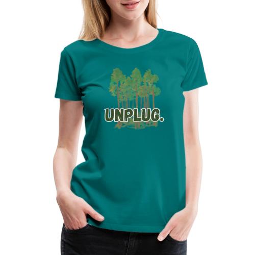 Unplug Series - 4 - Women's Premium T-Shirt