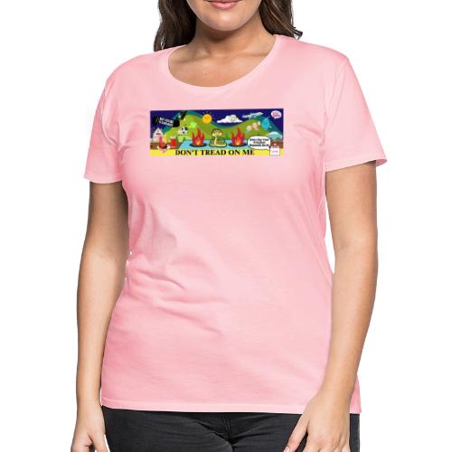Freedom Collage Design - Women's Premium T-Shirt