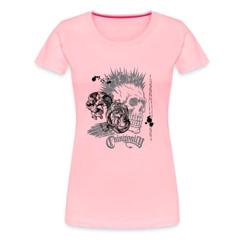 PUNK SKULL - Women's Premium T-Shirt
