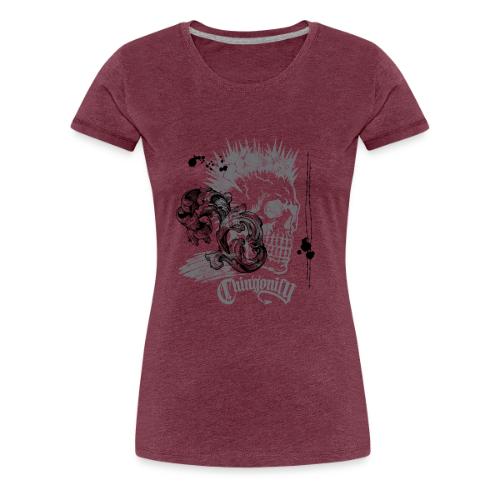 PUNK SKULL - Women's Premium T-Shirt
