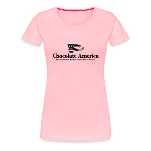 Logo for Chocolate America - Women's Premium T-Shirt