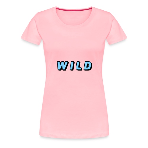 Wild design #3 blue - Women's Premium T-Shirt