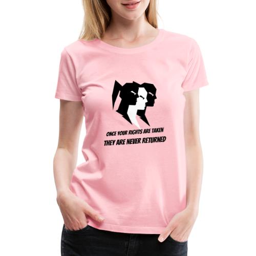 Human Rights and Liberties - Women's Premium T-Shirt