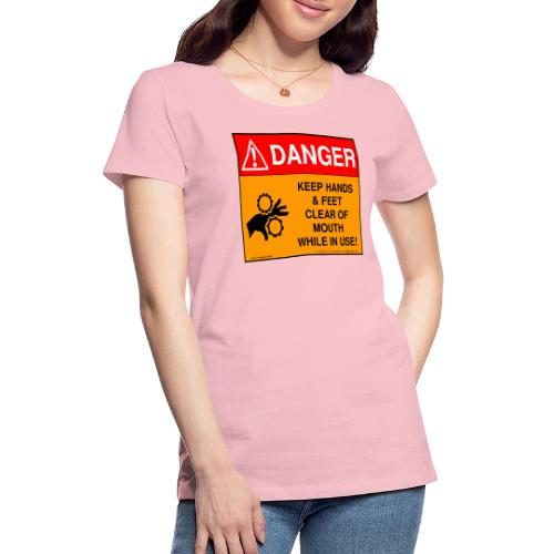DANGER: Industrial Eater - Women's Premium T-Shirt