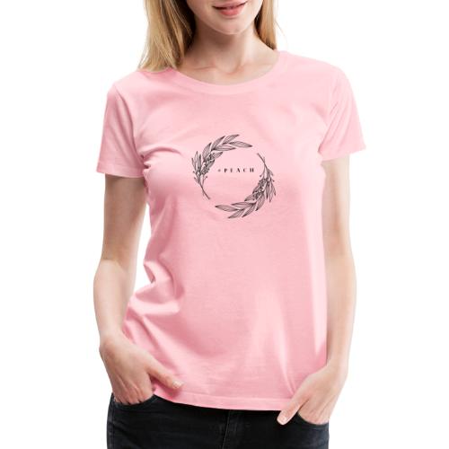 #Peach - Women's Premium T-Shirt