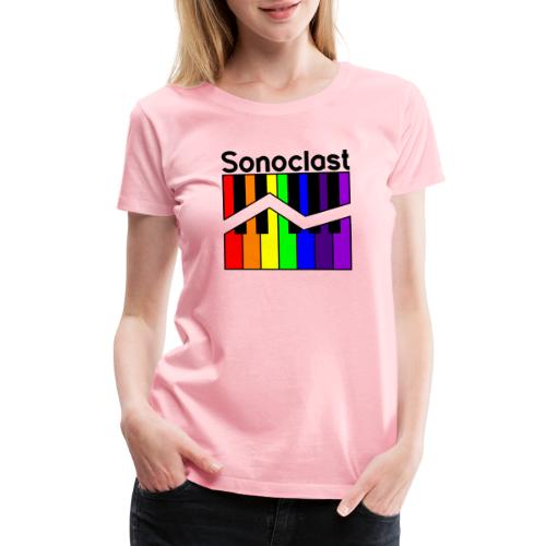 Sonoclast Rainbow Keys (for light backgrounds) - Women's Premium T-Shirt