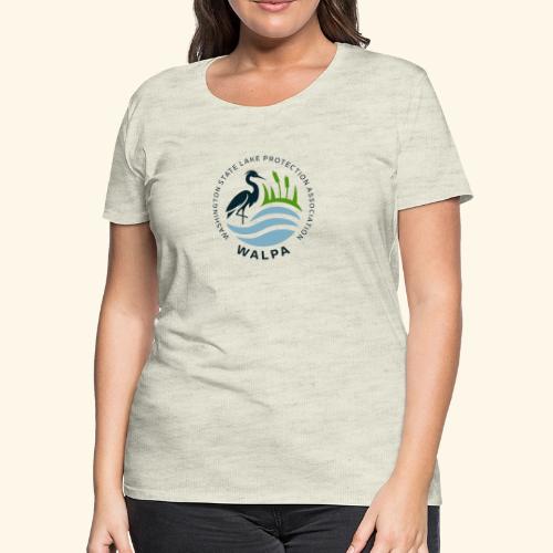 Circular Logo With Text No Background - Women's Premium T-Shirt