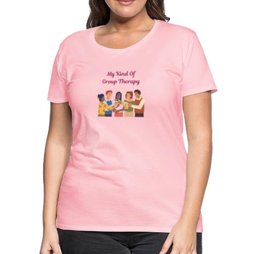 Wine Group Therapy - Women's Premium T-Shirt