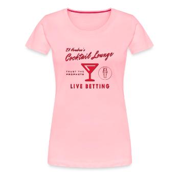 Red Cocktail Lounge Logo! - Women's Premium T-Shirt - pink - Front - Alina (174cm)