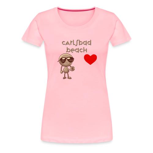 Smoon City_Carlsbad Beach - Women's Premium T-Shirt